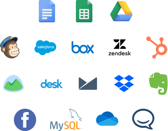 Integrate apps like Mailchimp, Dropbox, Google Sheets, Salesforce, and many others into your online forms