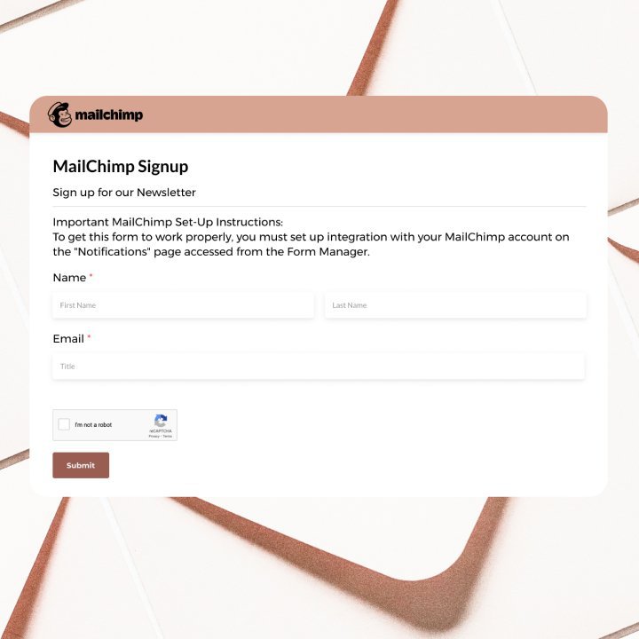 MailChimp Newsletter Form