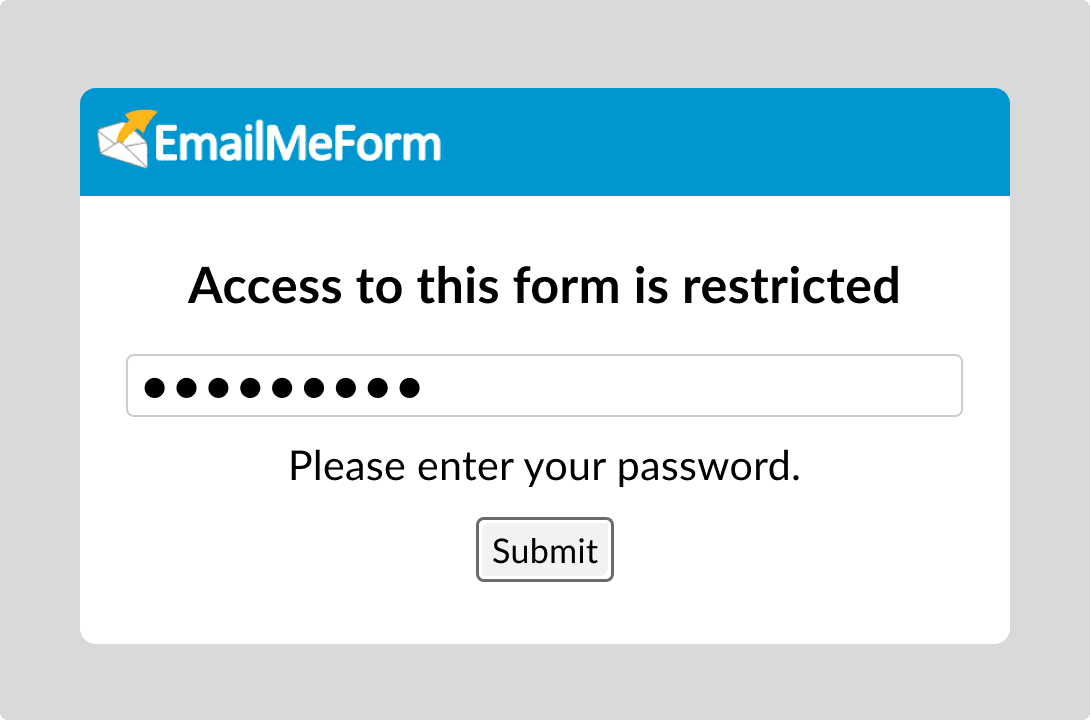 Form Password Protection