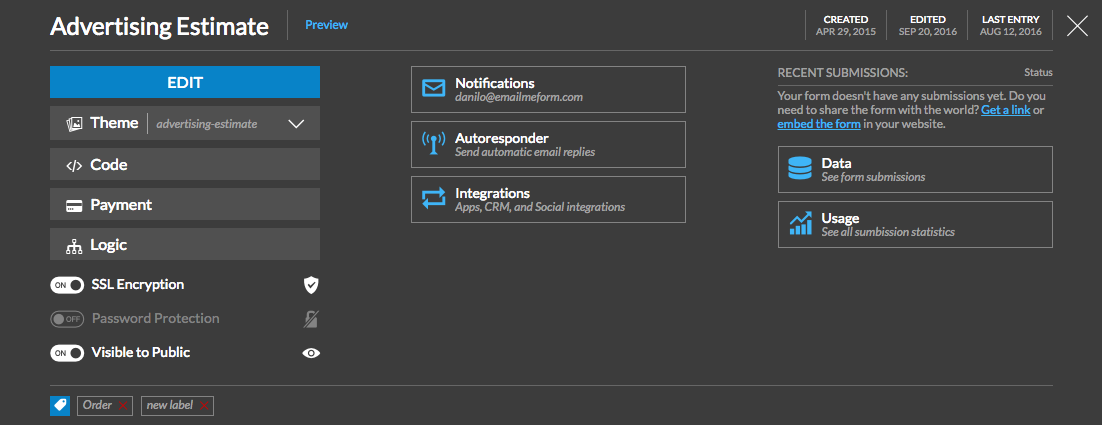 SSL Forms