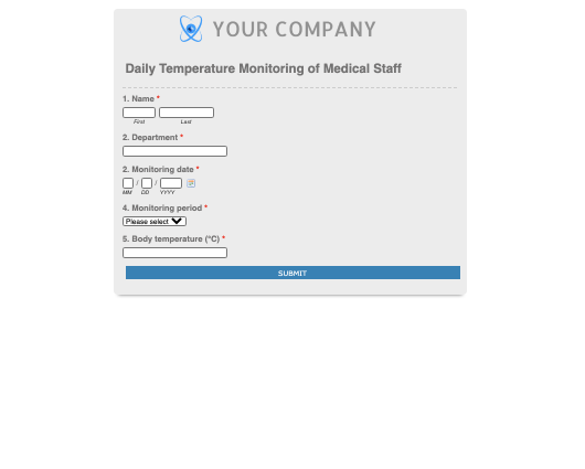 Daily Temperature Monitoring of Medical Staff