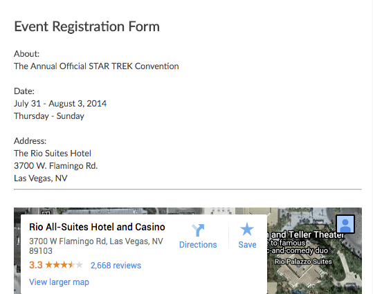 easy to use online event registration form template emailmeform online event registration form