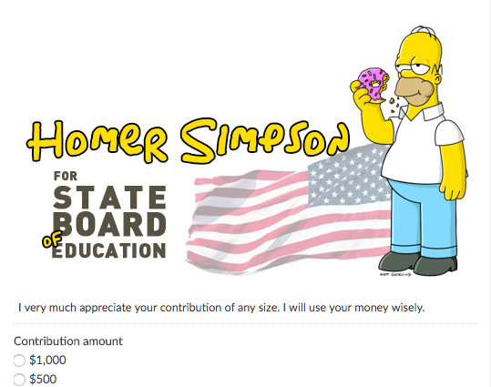 Campaign Fundraising Form