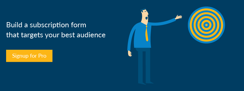 subscription form emailmeform