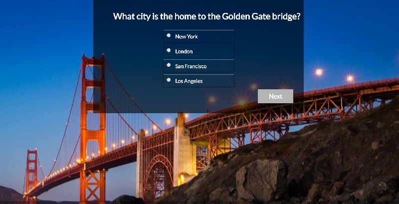 Geography Trivia Quiz Form