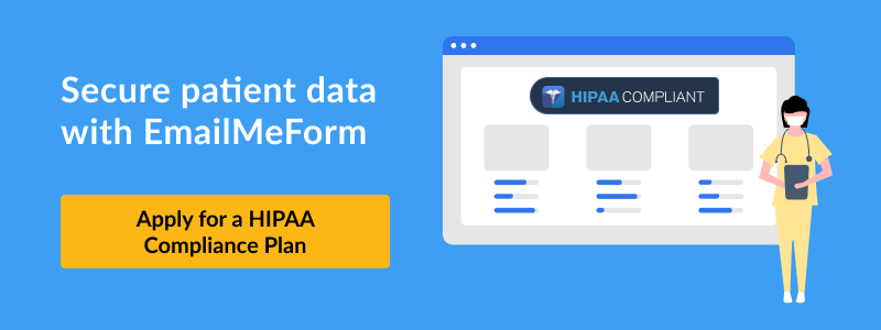 secure personal data with online forms
