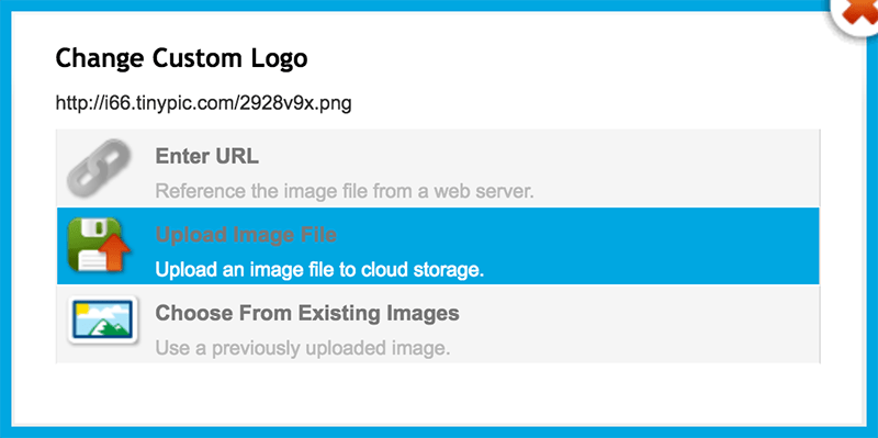 How to Access Upload Image File Option