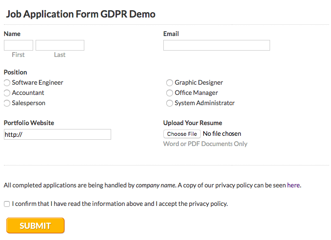 Gdpr Consent Form Template from www.emailmeform.com