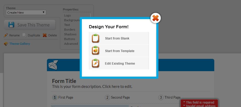 form builder beautiful forms