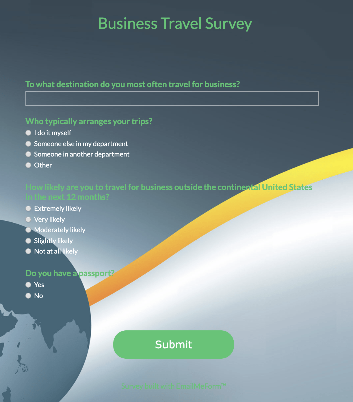 business online forms for travelers