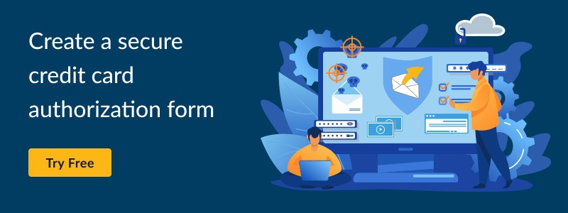 create credit card authorization form try free