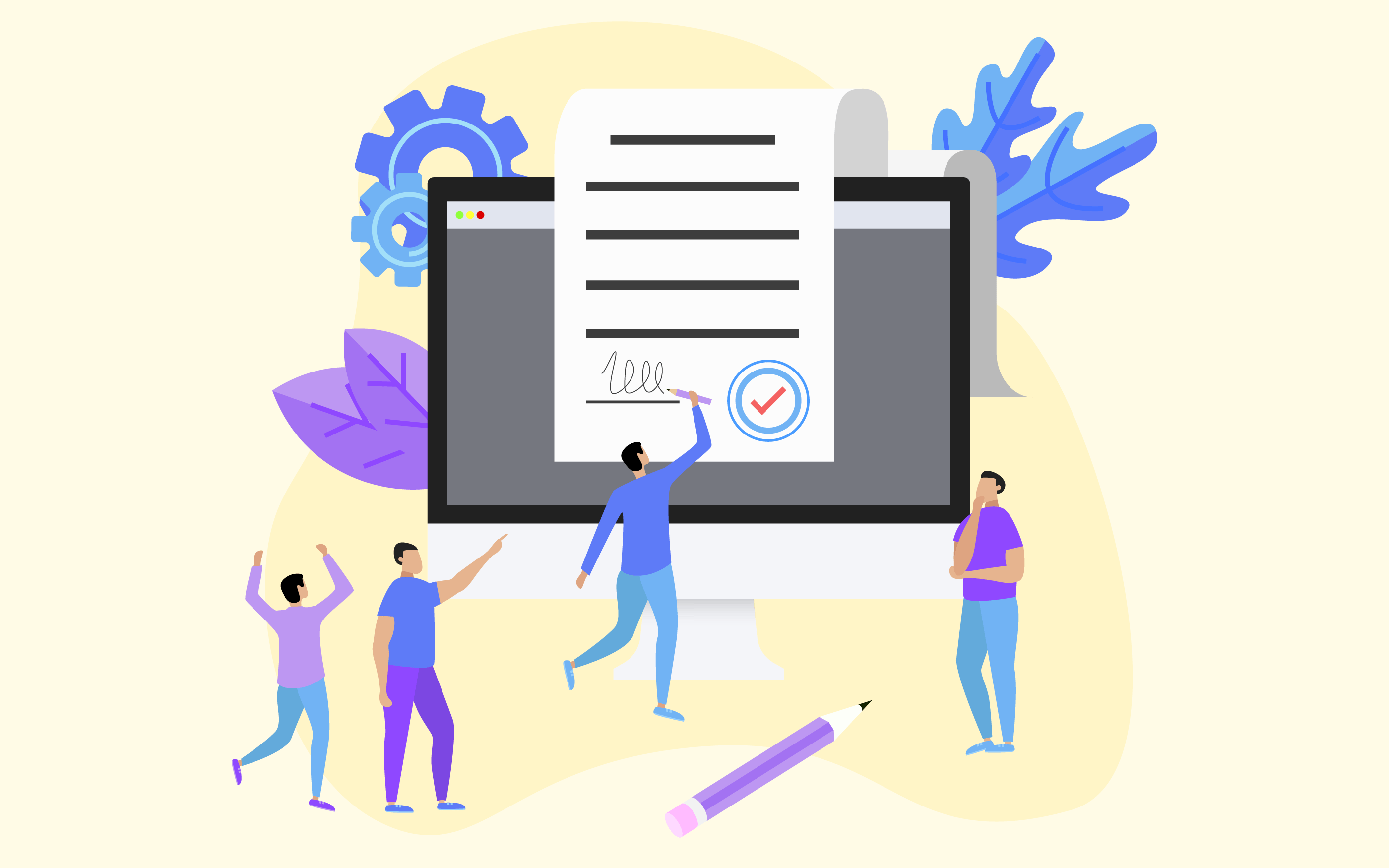 Add an electronic signature field to your online forms