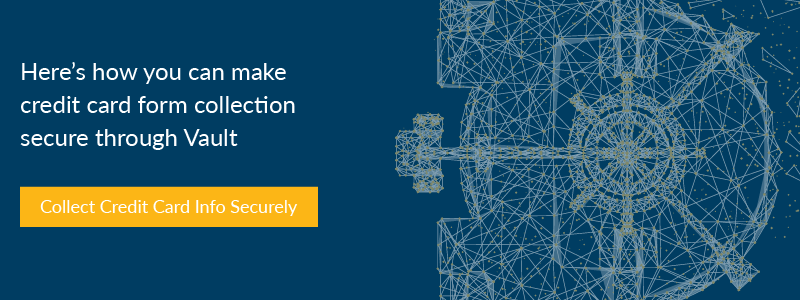 collect credit card info