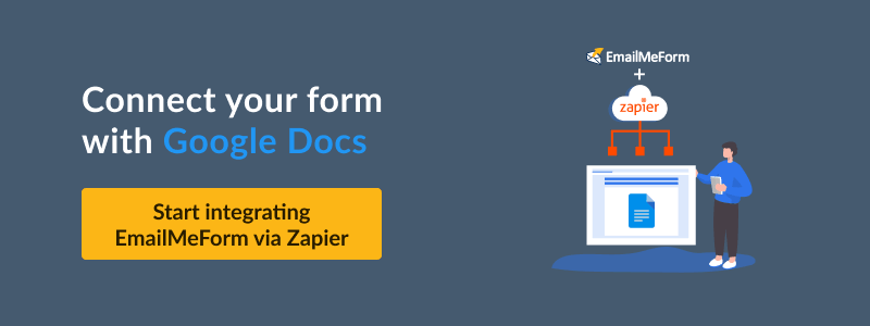 Integrate EmailMeForm and Google Docs