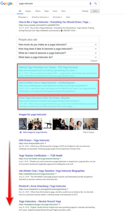 search target audience