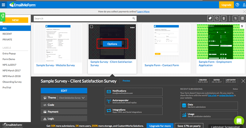 emailmeform google sheets