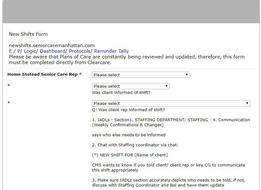 shift change request form human resources