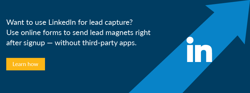linkedin lead generation forms