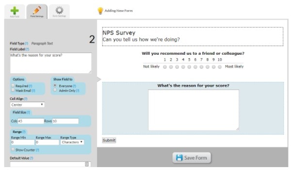 nps survey maker step-by-step tutorial
