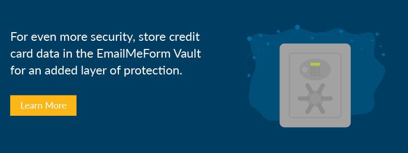 credit card data secure