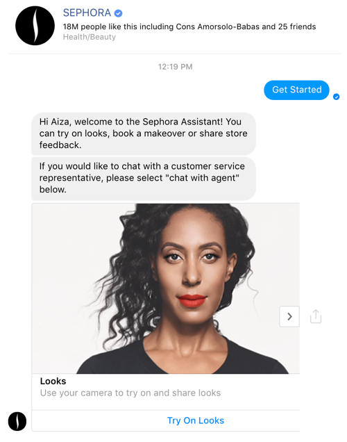 Sephora chatbot