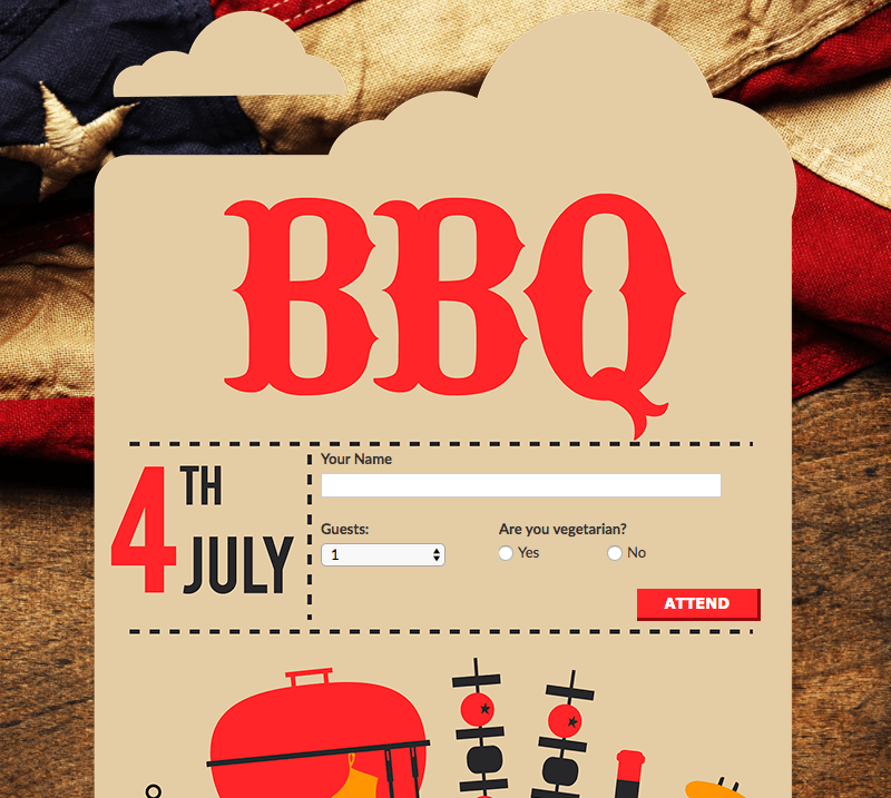 Barbeque Invitation Form